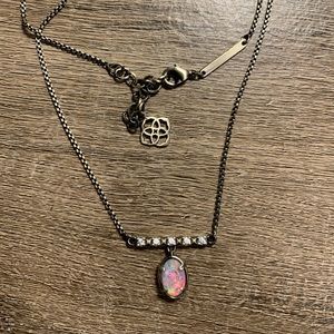 Kendra Scott Necklace Opal Pendant